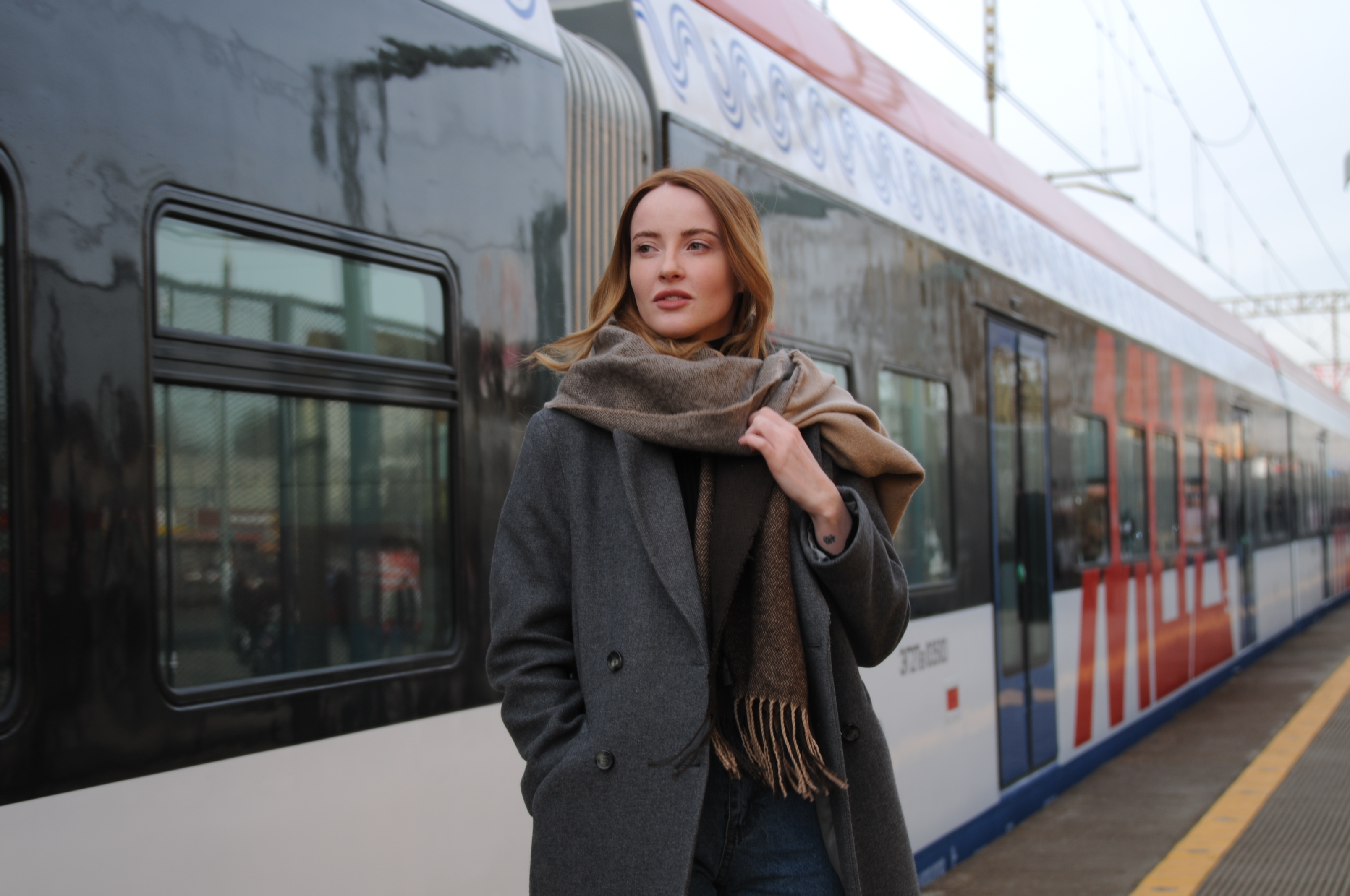 Александра Стоповская на МЦД