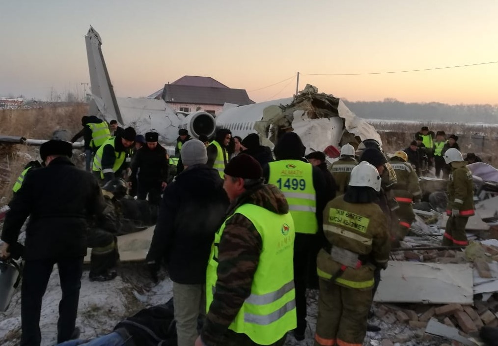 МАК закончил расшифровку самописцев упавшего под Алма-Атой самолета