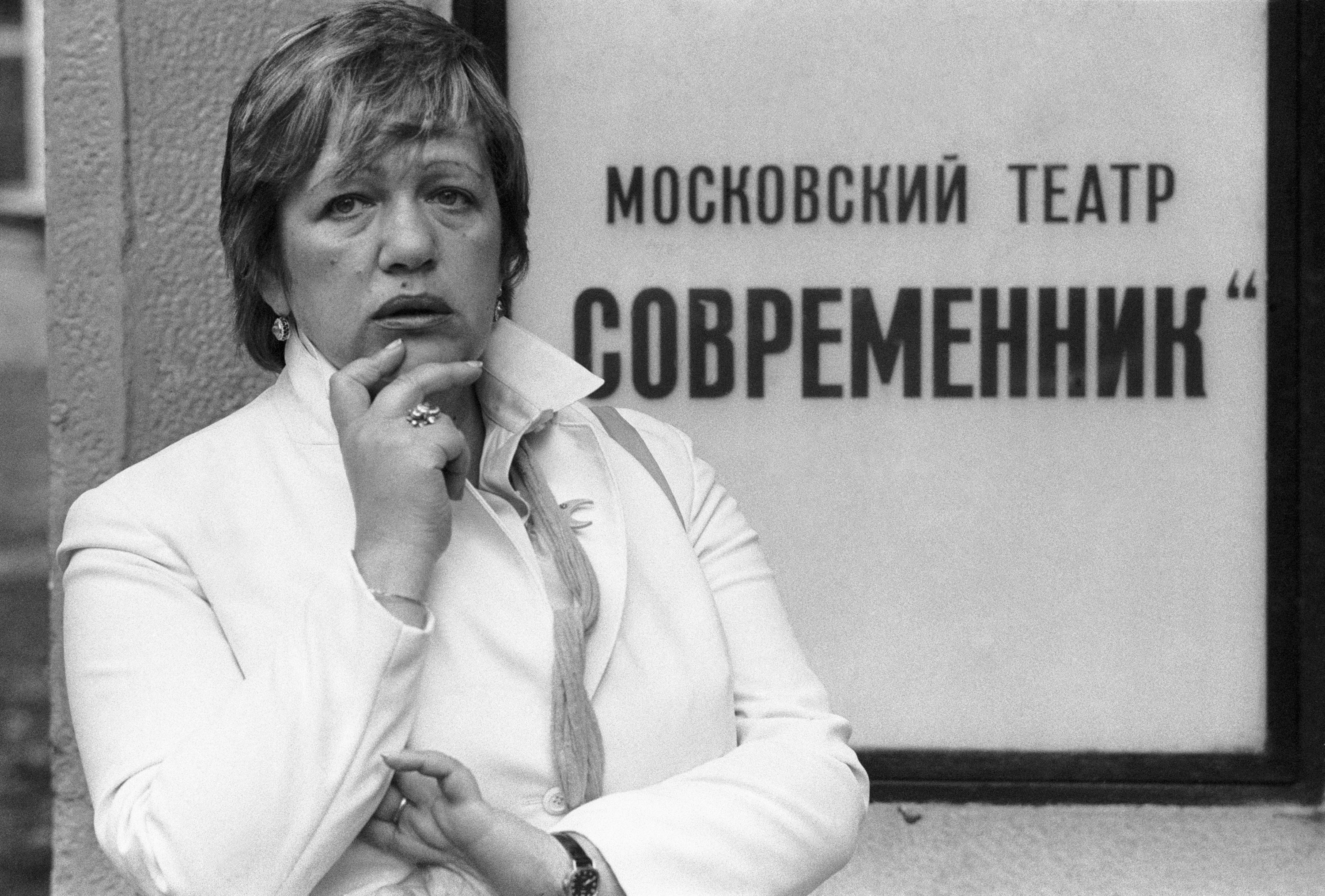 Галина Волчек в театре «Современник», 1983 год