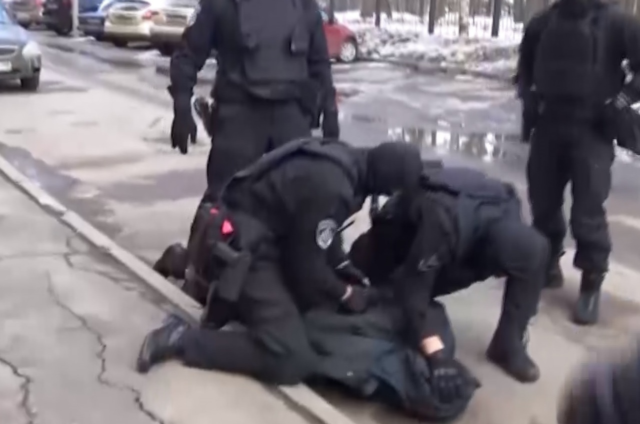 Задержание участников преступной группировки в Москве