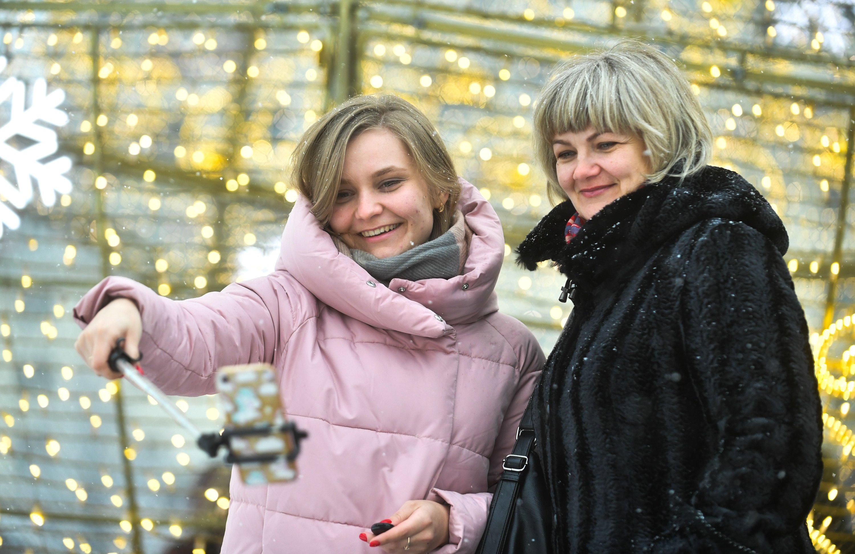 Более полумиллиона снимков с новогодней Москвой опубликовали в соцсетях за праздники