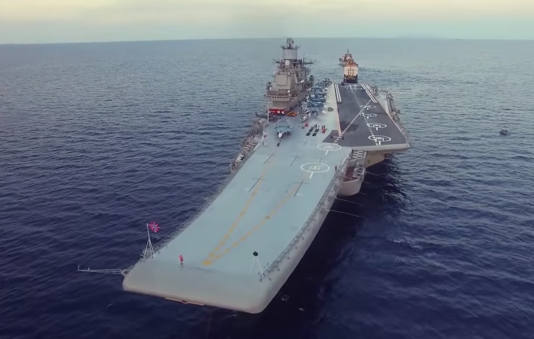 Авианосец «Адмирал Кузнецов» выйдет из дока осенью