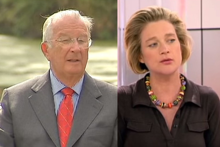 (слева направо) экс-король Бельгии Альберт II и 51-летняя Дельфина Боэль