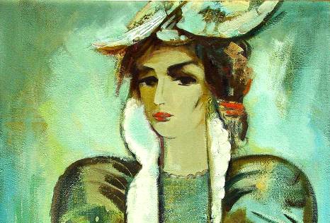 Ключевые в живописи Григоряна-отца темы — любовь к земле предков и женская красота 