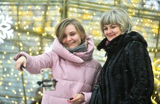 Более полумиллиона снимков с новогодней Москвой опубликовали в соцсетях за праздники