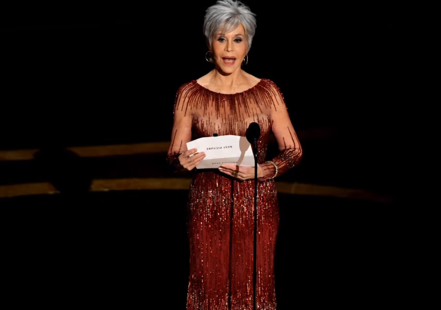 Джейн Фонда объявляла победителей в номинации «Лучший фильм»