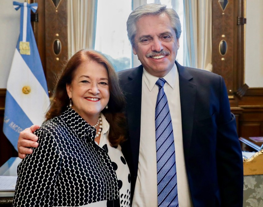 Альберто Фернандес уже провел встречу с Алисией Кастро