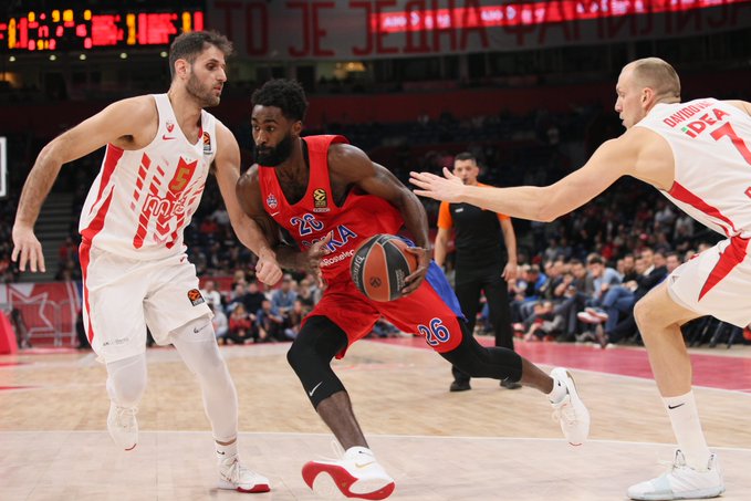 Столичный ЦСКА обыграл «Црвену Звезду» в матче Евролиги