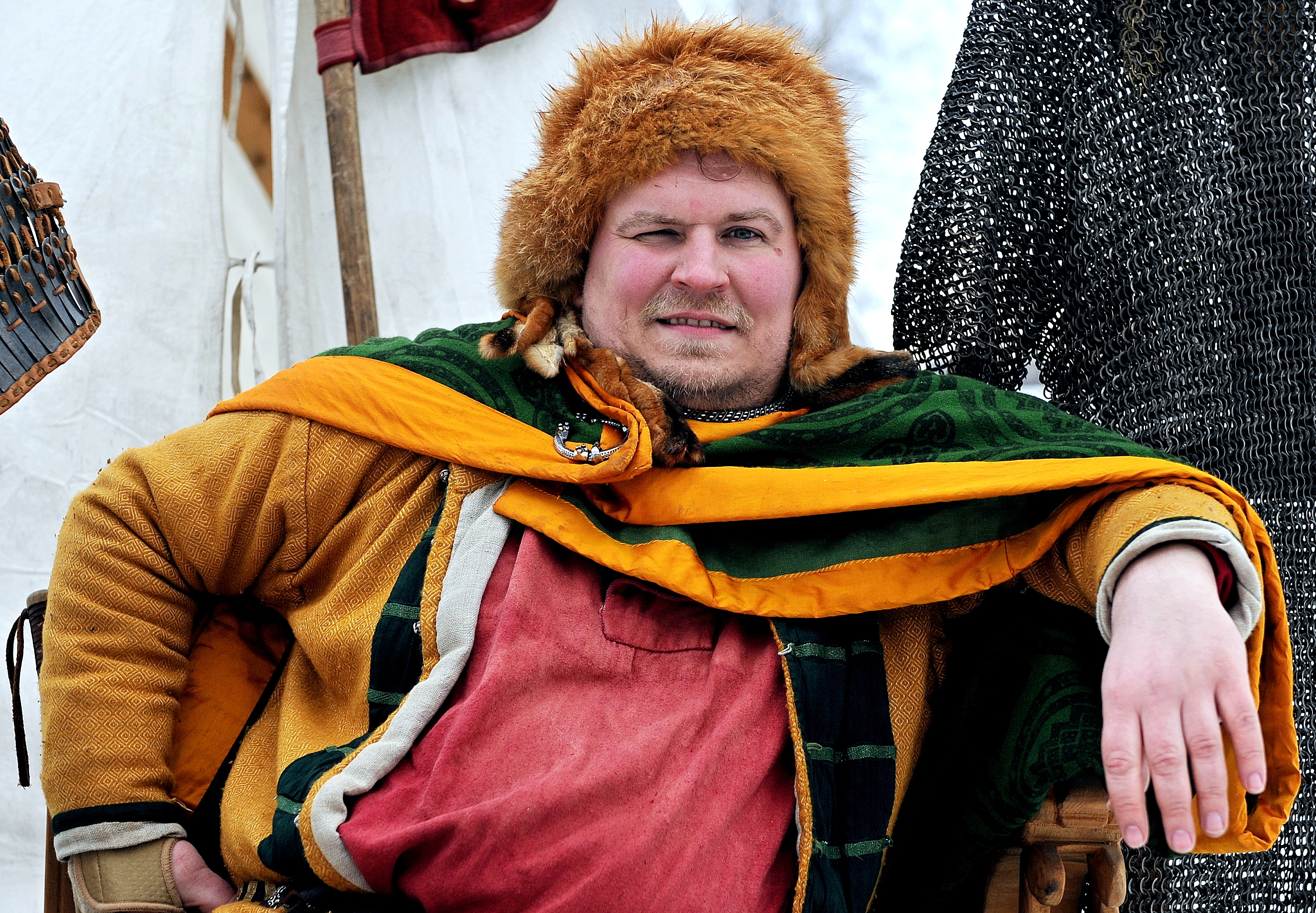 Руководитель клуба исторической реконструкции «Красный дракон» Сергей Федотов