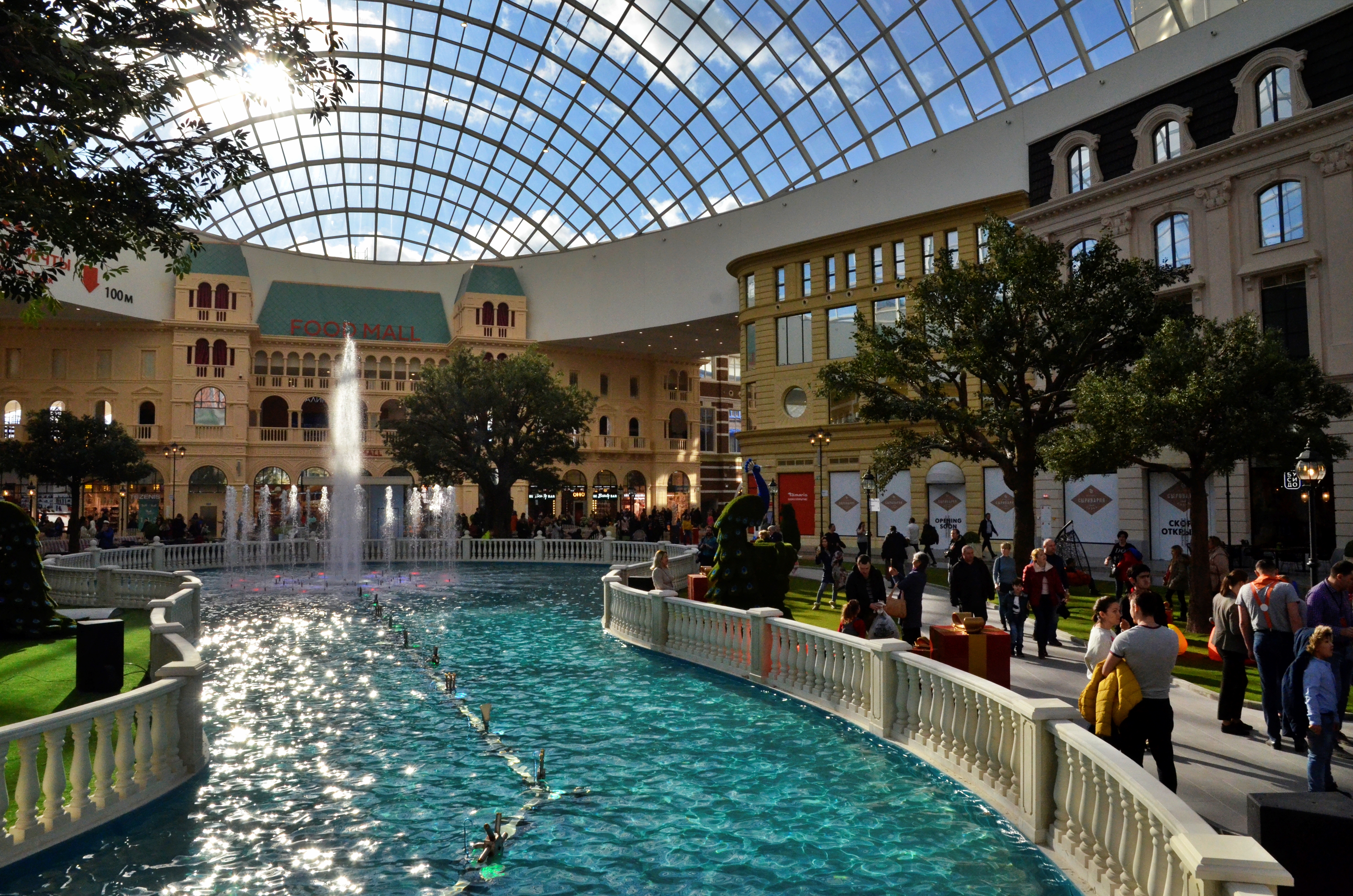 Дезинфекцию провели во временно закрытом парке «Остров Мечты»