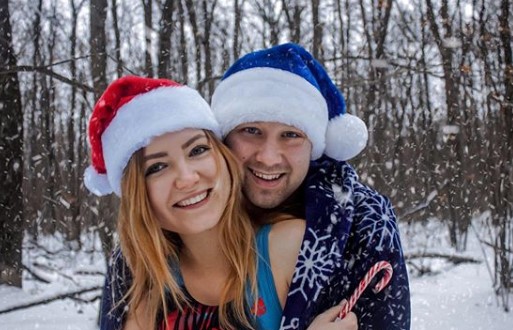 На фото: Андрей Бойко и его погибшая возлюбленная Наталья 