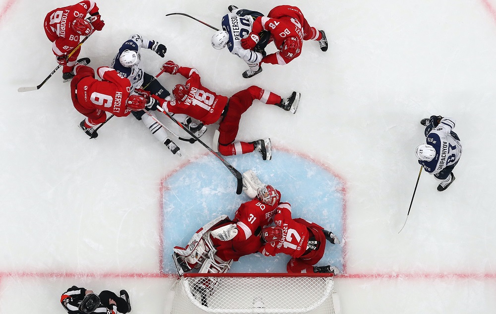 «Спартак» сравнял счет с «Динамо» в плей-офф КХЛ