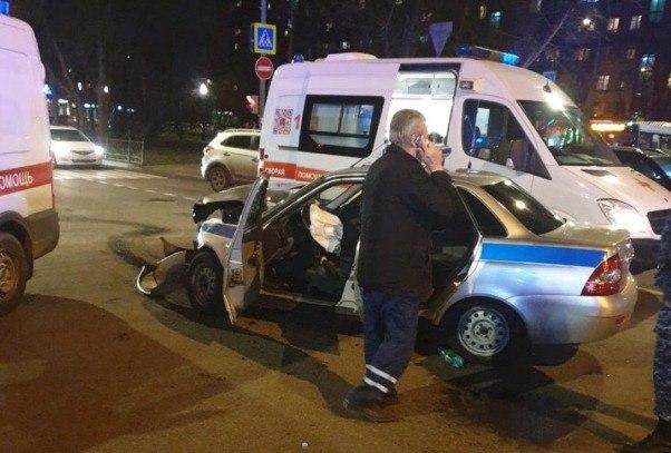 Полицейские пострадали в ДТП на востоке столицы