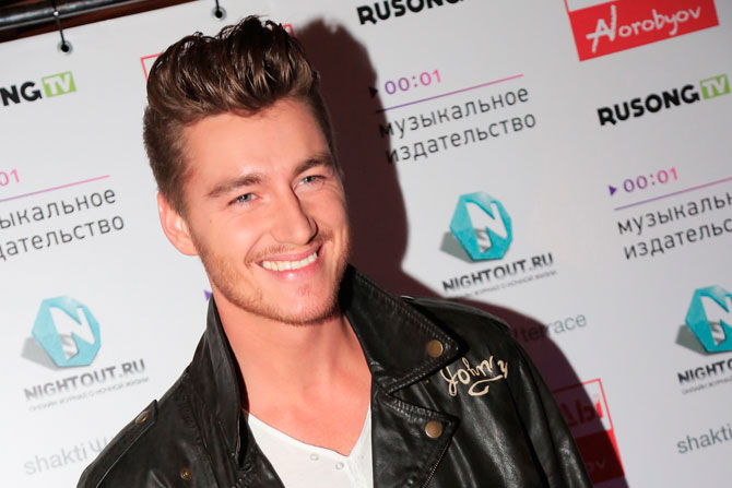 Российский певец Алексей Воробьев