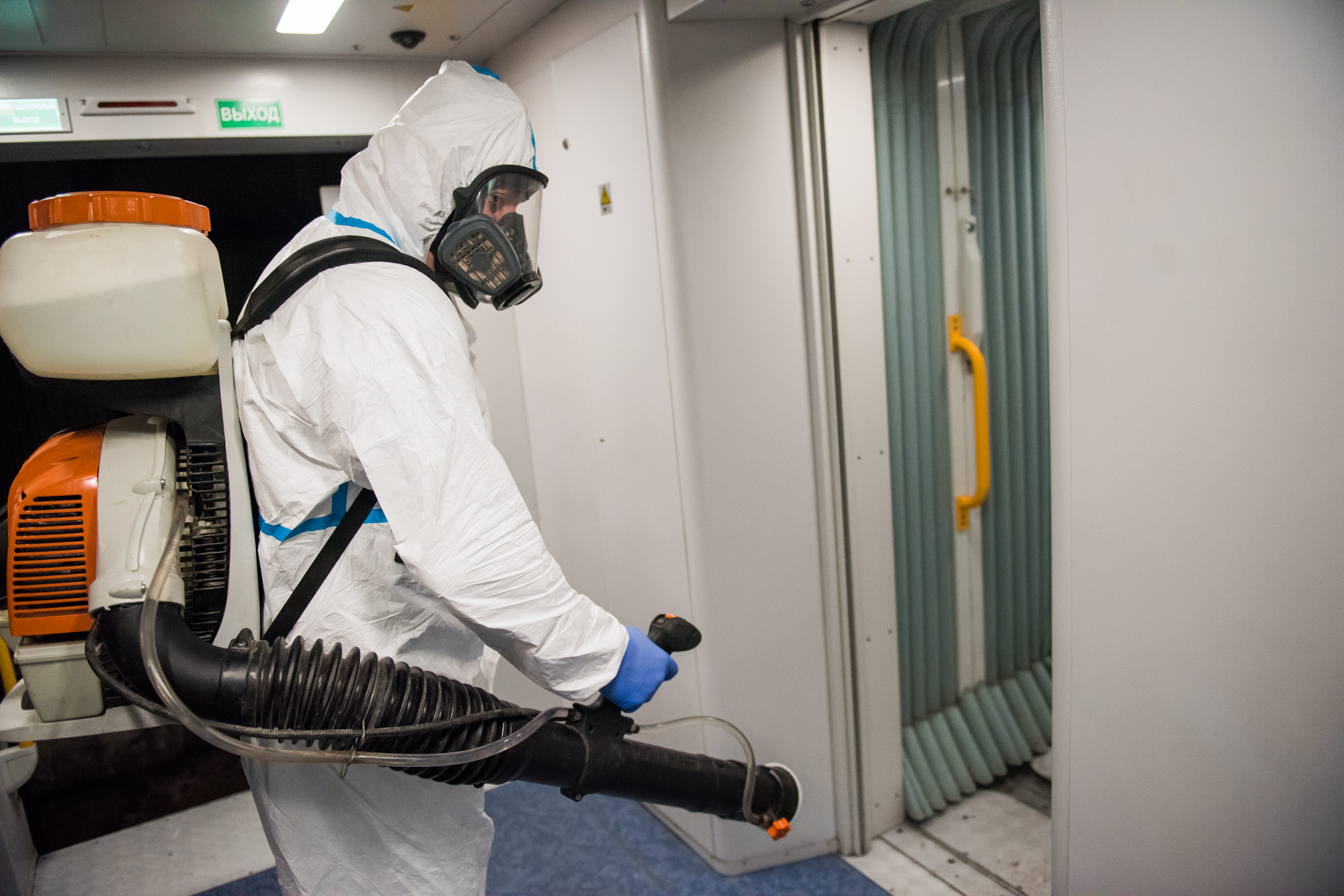 Поезда МЦД начали дезинфицировать холодным паром