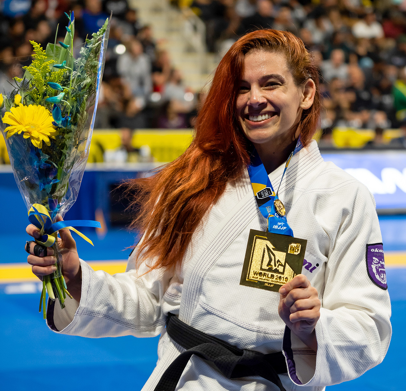 Бразильская четырехкратная чемпионка по борьбе джиу-джитсу Клаудиа До Валь 