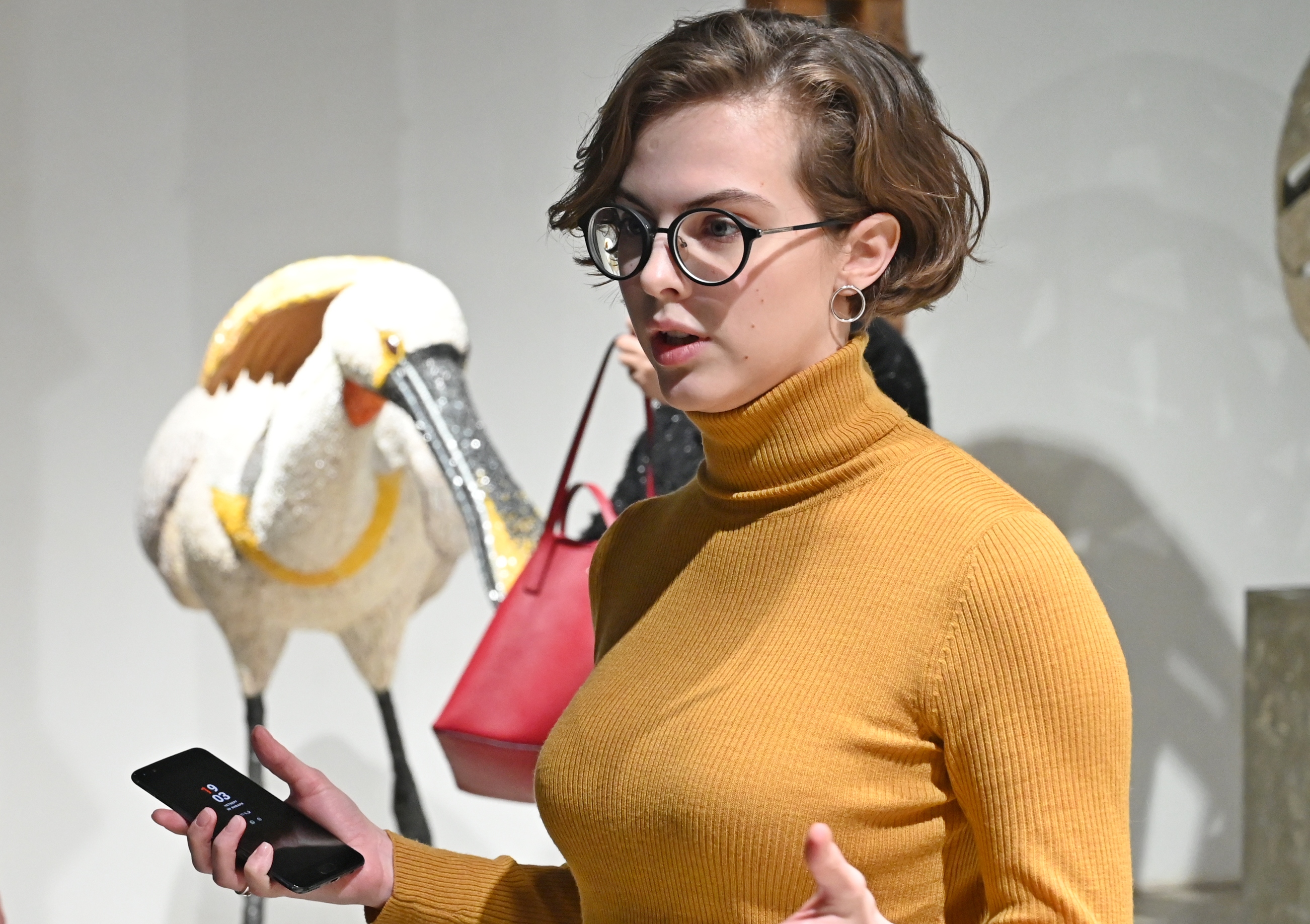 Сотрудница Электротеатра Вирсавия Алексеева проводит онлайн-экскурсию