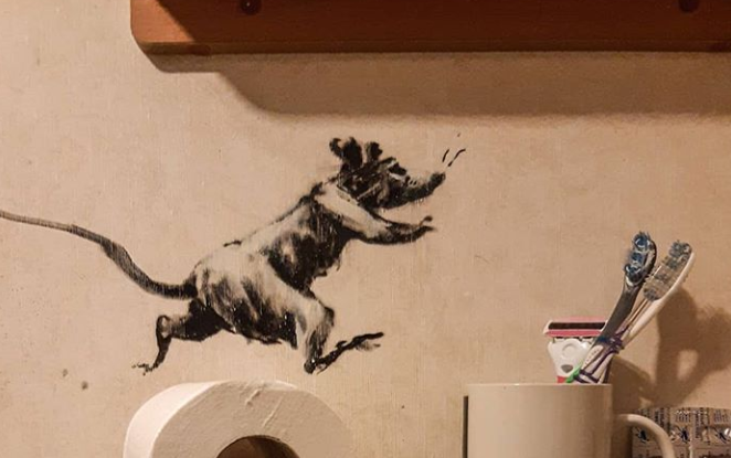 Бэнкси расписал вагоны лондонского метро