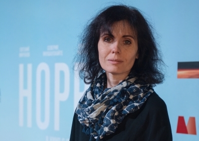 Режиссер и сценарист Алена Званцова на премьере фильма «Норвег»   