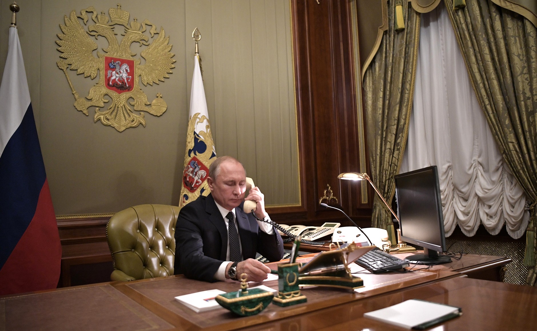 Путин и Рахмон телефонный разговор