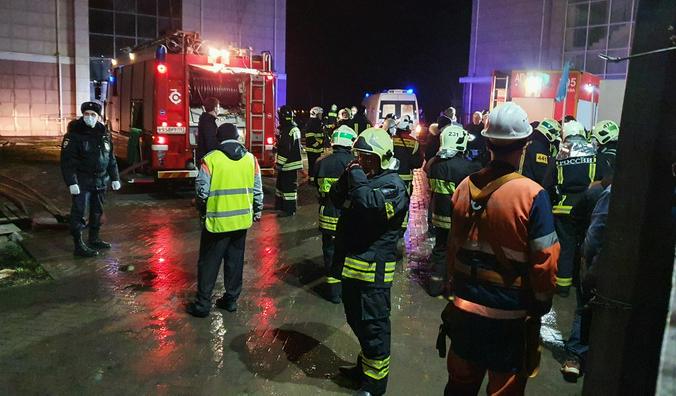 Пожар произошел в частном пансионате на западе Москвы