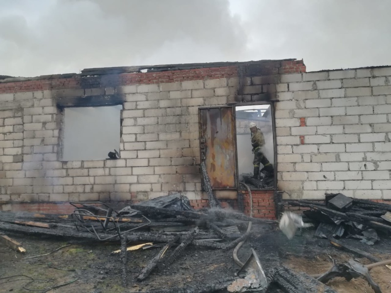В 5:10 пожар был локализован
