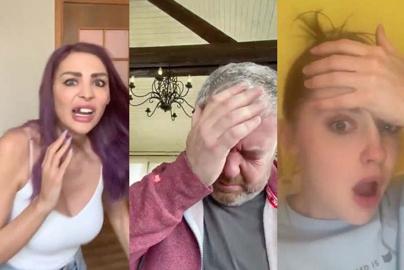 Видео с шутливой «дракой» российских актеров набрало более миллиона просмотров