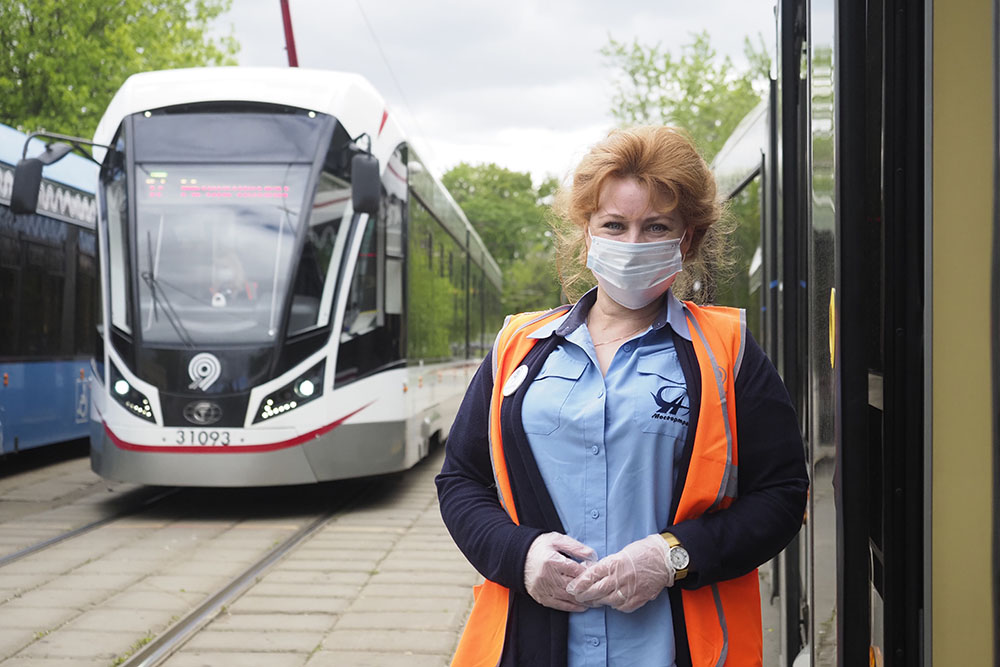 Восемь новых трамваев «Витязь-Москва» появились в парке Мосгортранса