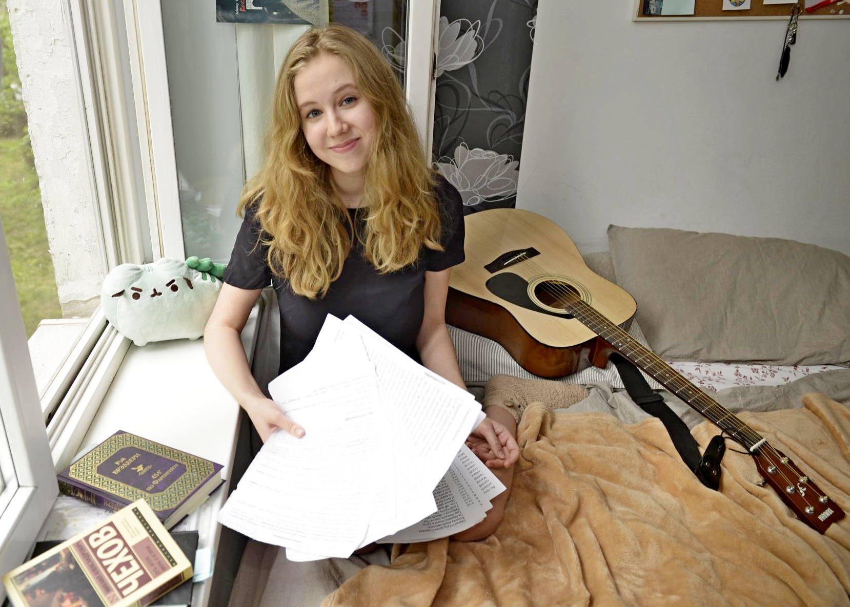 Москвичка София Феоктистова готовится к поступлению в театральный вуз