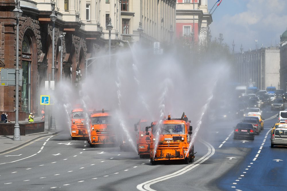 Столичные дороги помоют с шампунем после зимнего сезона