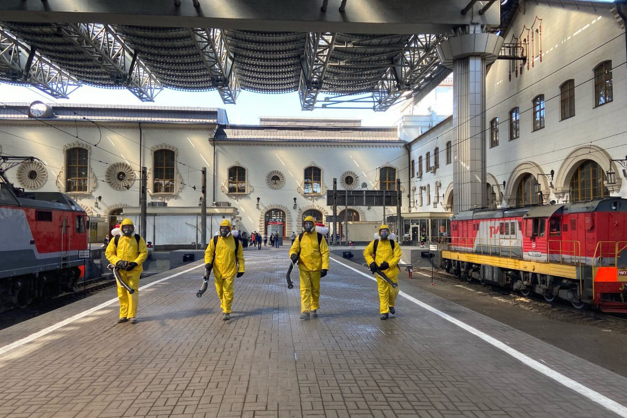 Дептранс рассказал о дезинфекции городского транспорта