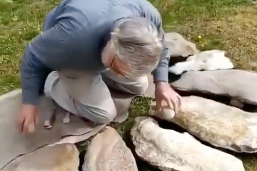 Археолог сыграл доисторическую мелодию на камнях и прославился в Сети