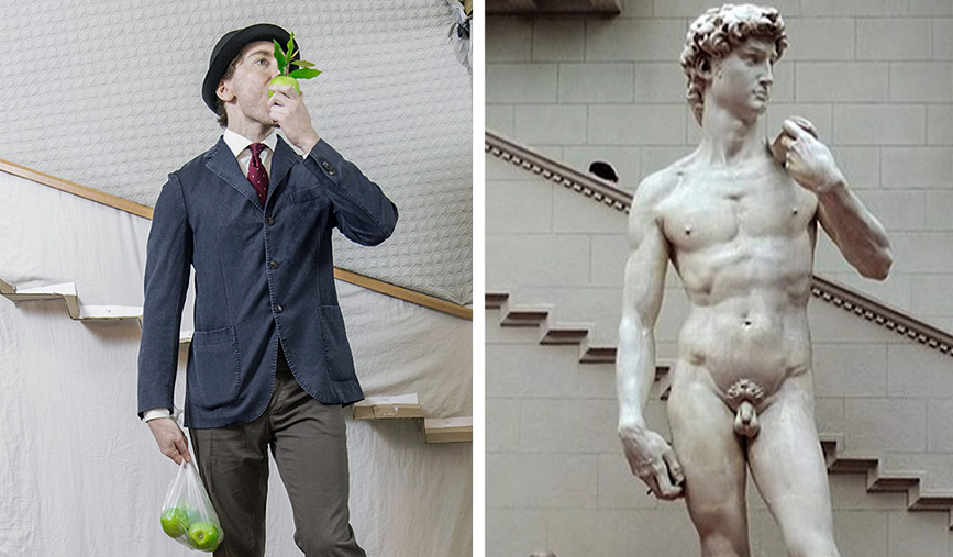 Победителем стал Андрей Братов с интерпретацией «Давида» Микеланджело