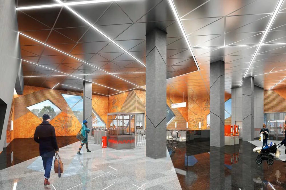 Строительство вестибюля станции «Славянский мир» начали в Москве