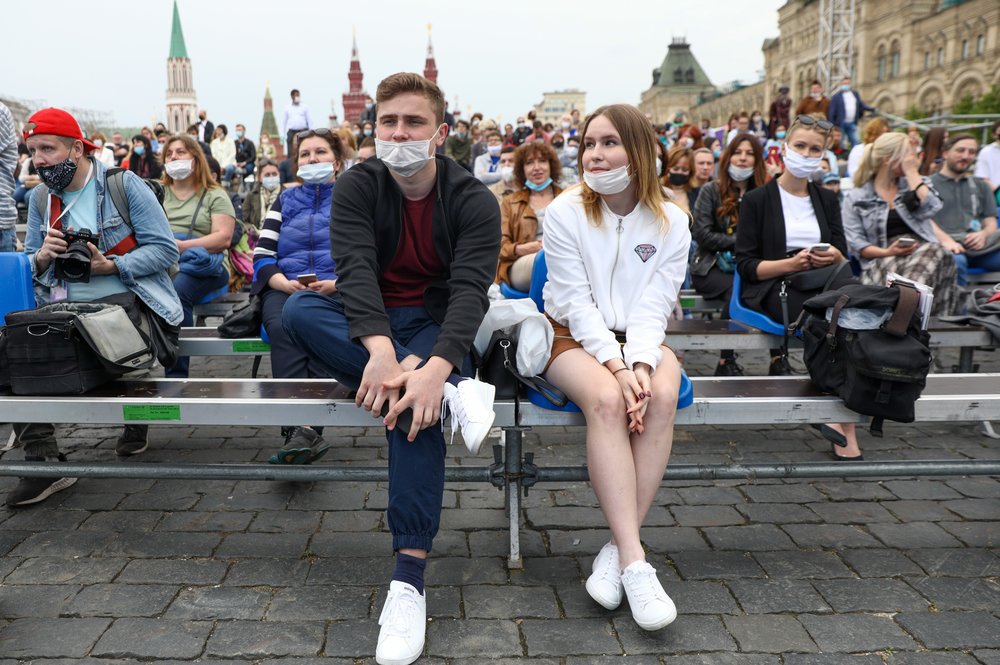 Трибуны к параду Победы установили на Красной площади