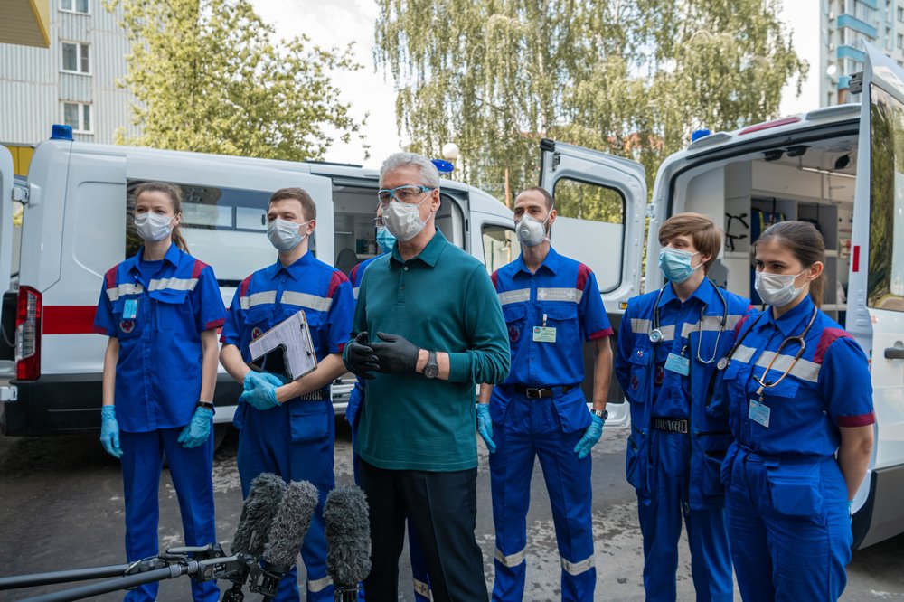 Сергей Собянин: Московская скорая помощь остается одной из самых мощных в мире