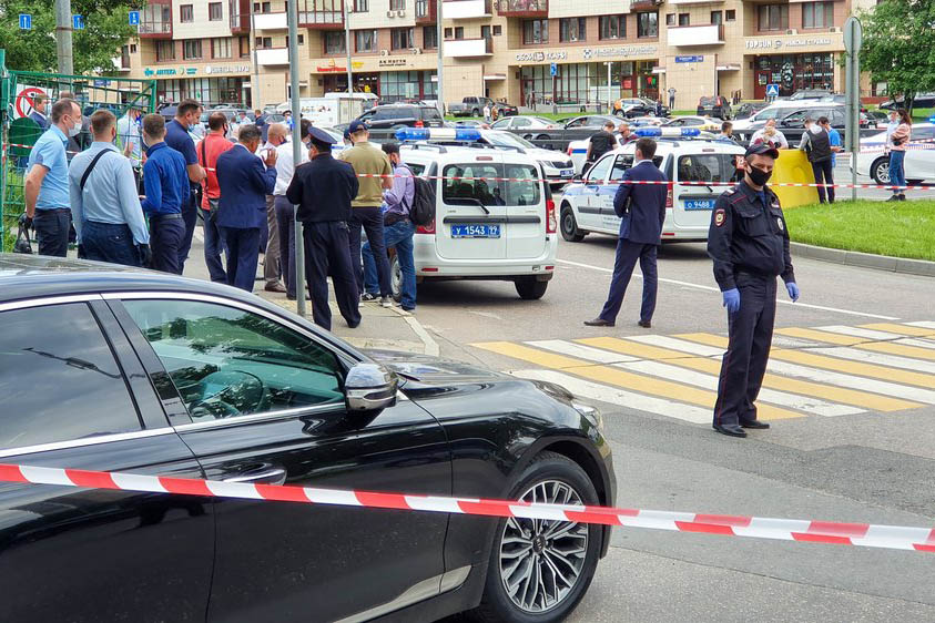 Стрельбу на Ленинском проспекте устроил прохожий