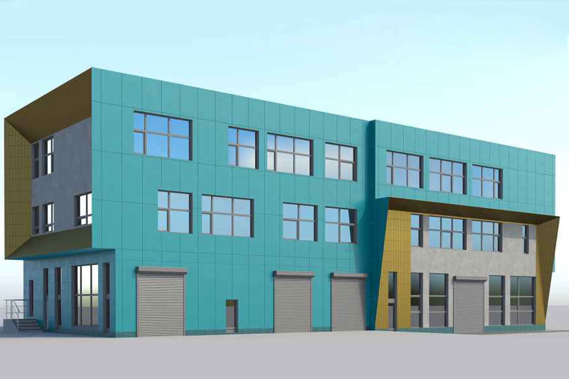 Центр ремонта автомобилей на Полярной улице оформят в морском цвете