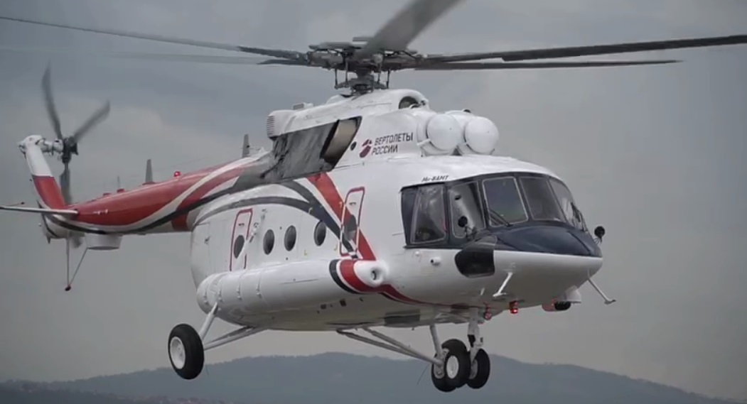 Первый гражданский арктический вертолет Ми-8АМТ выпущен в России