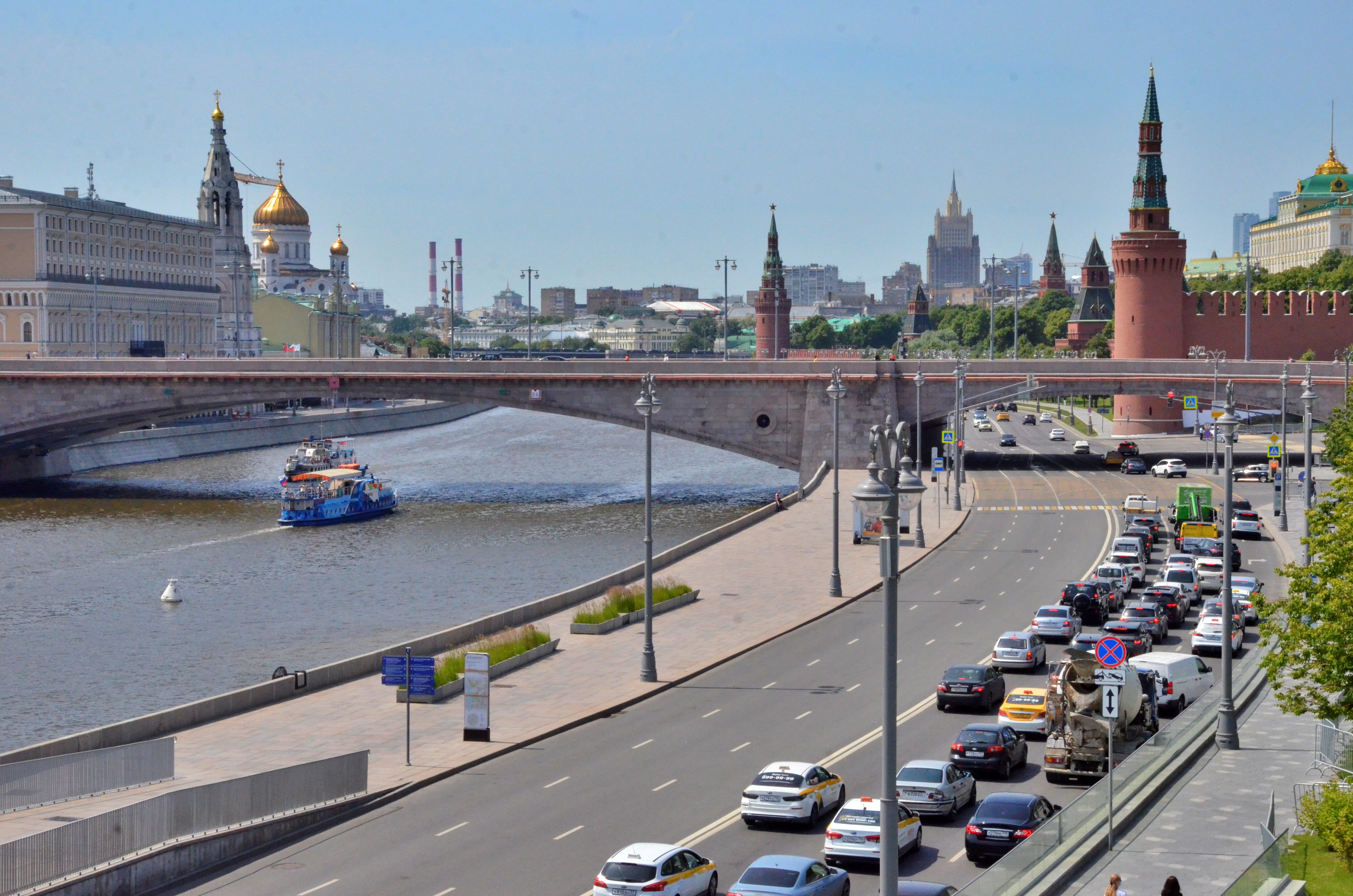 Движение на Новоспасском мосту ограничат с 24 июня по 23 августа