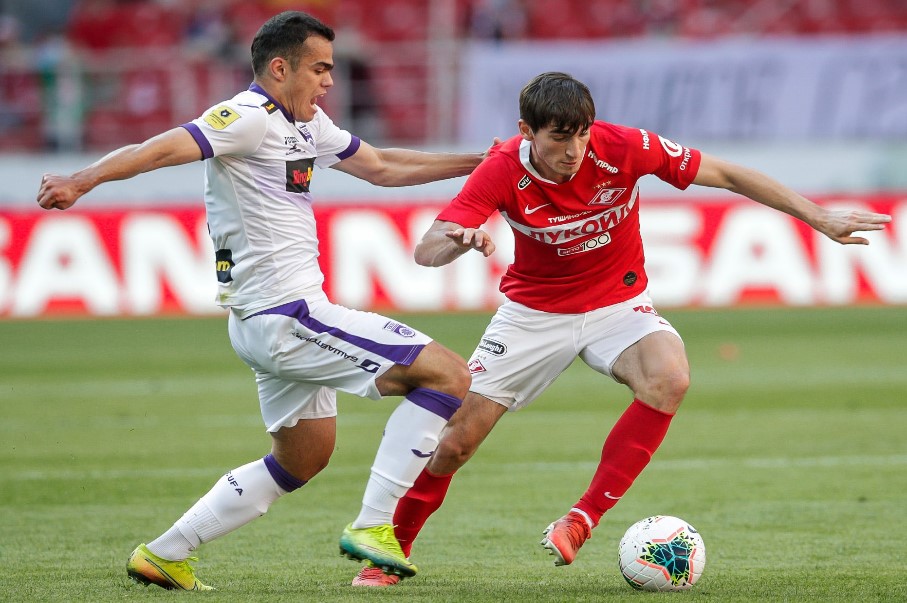 Московский «Спартак» сыграл вничью с «Уфой» в матче 24-го тура РПЛ