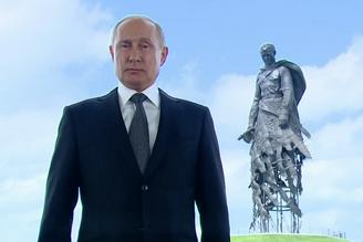 Показан процесс съемок обращения Путина