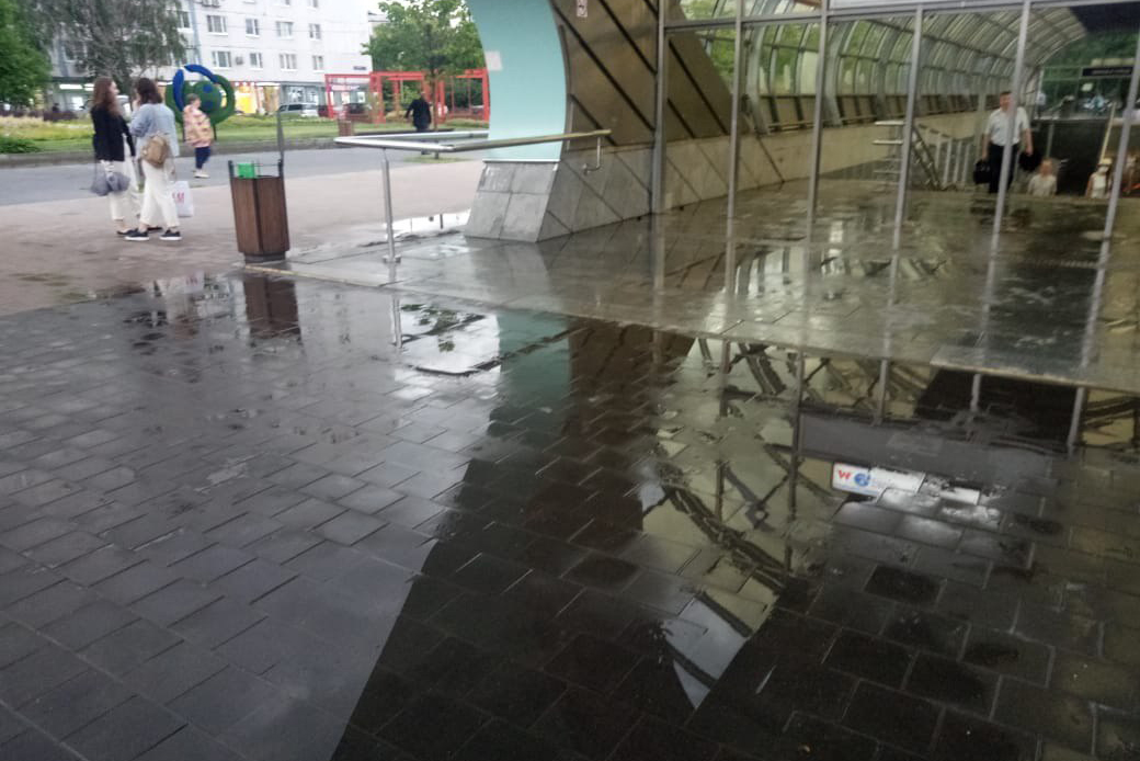 Дептранс: Станция «Строгино» работает в обычном режиме после ливня