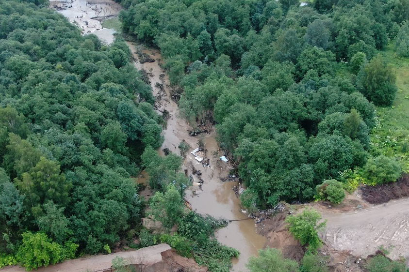 Пострадавшим от сильных подтоплений в Рузе подарили бытовую технику