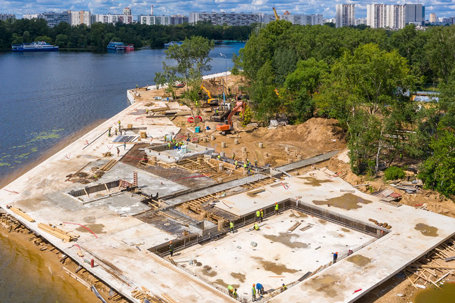 Необычная зона отдыха появится в парке Северного речного вокзала