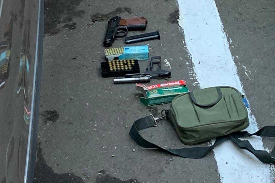 Появилось видео задержания стрелка, ранившего людей в районе Строгино