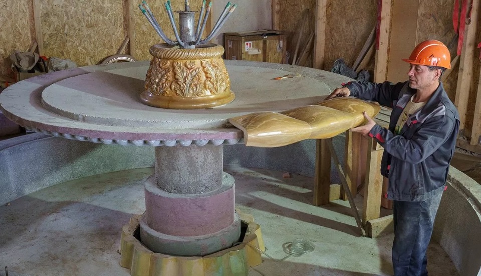 Фонтану в виде букета на ВДНХ вернут исторический облик