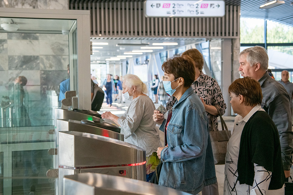 МЦД поблагодарили пассажиров за соблюдение масочного режима 