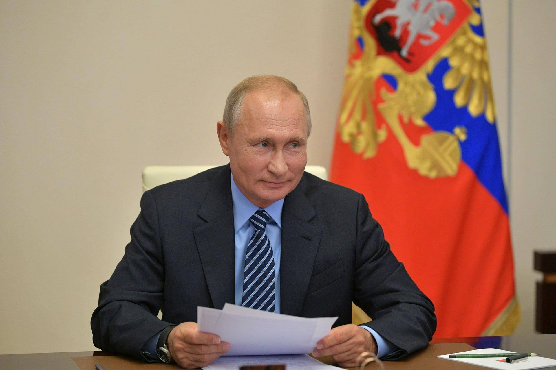 Владимир Путин поздравил жителей Москвы с Днем города