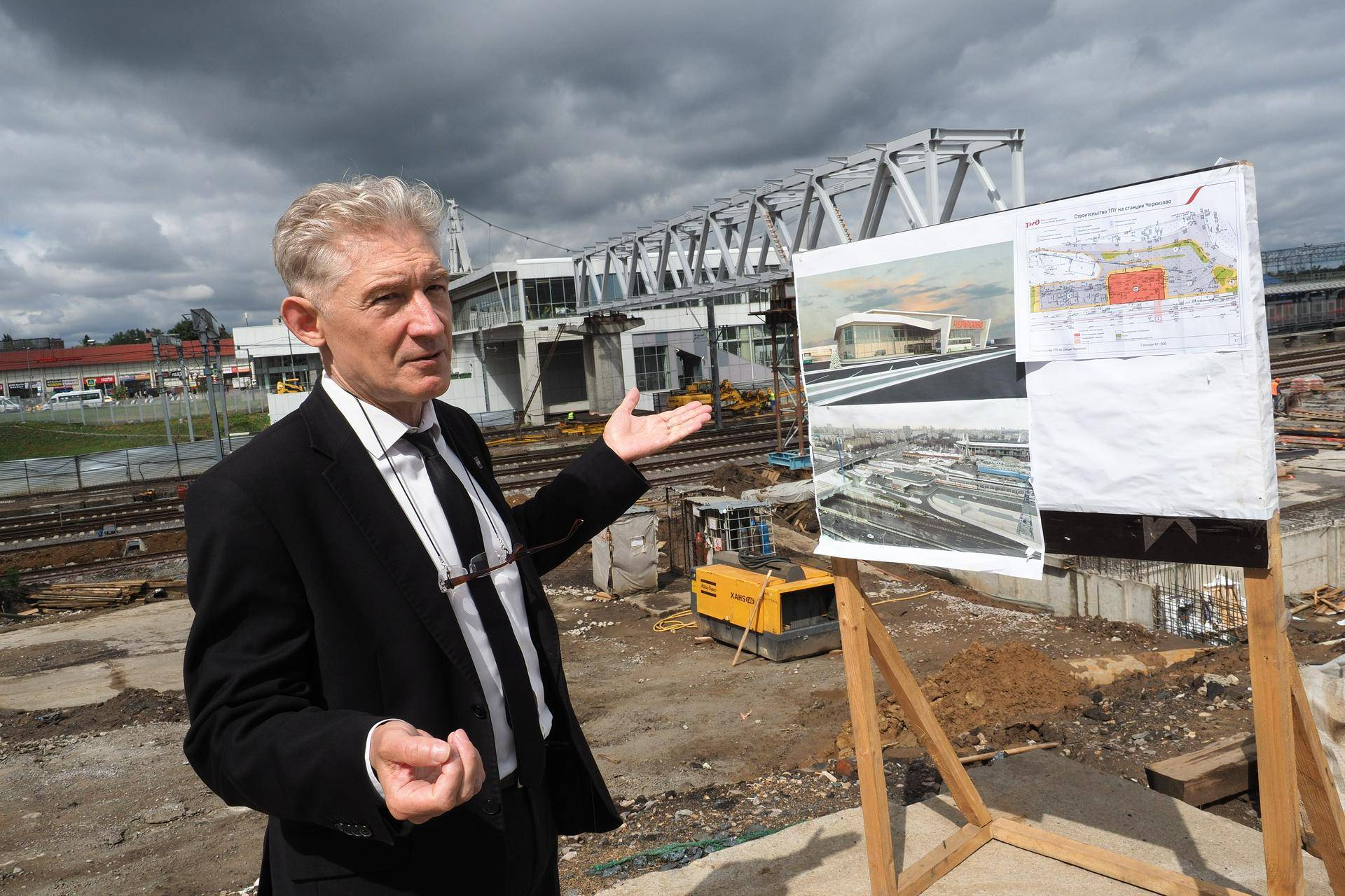 Главный архитектор проекта Геннадий Беспалов рассказывает о строительстве нового железнодорожного вокзала и транспортно-пересадочного узла на территории исторического района Черкизово